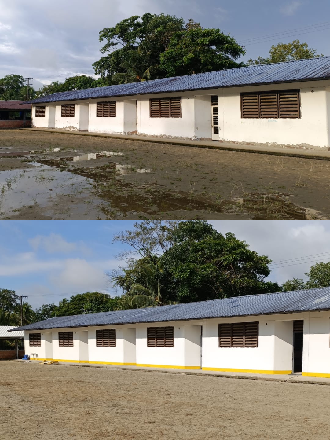 Institución educativa oficial entregada por 5T en Chocó